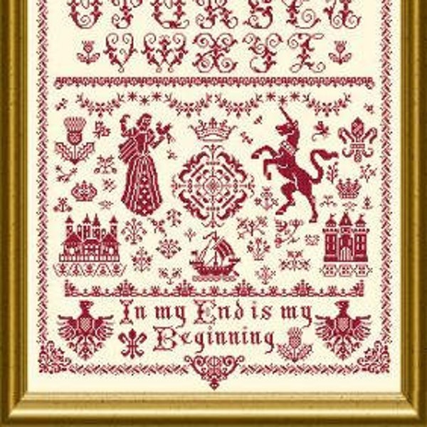 Mary Queen Of Scots | Papillon Creations | Cross Stitch Pattern