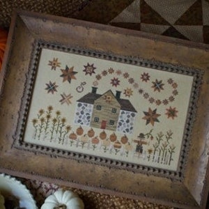 Cinnamon Stars | Plum Street Samplers | Cross Stitch Pattern