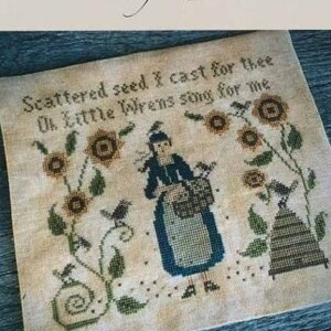 Seeds Of Kindness Scattered Seed Samplers Cross Stitch Etsy 日本
