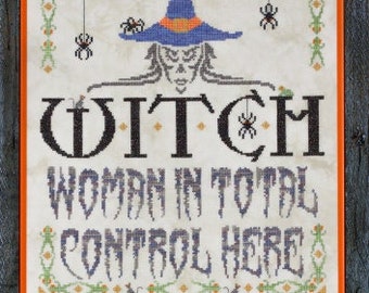 Witch | Glendon Place | Cross Stitch Chart