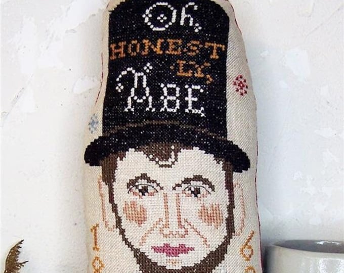 Abe Lincoln - Honest Abe | Miss Prim | Cross Stitch Pattern - Etsy