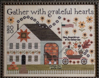 The Gather Inn | Plum Street Samplers | Cross Stitch Pattern