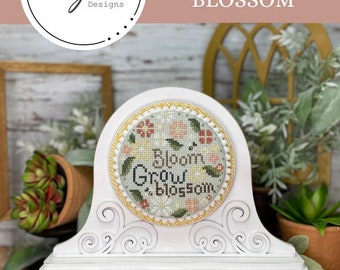 Bloom Grow Blossom | Erin Elizabeth | Cross Stitch Pattern