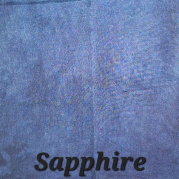 Sapphire | Fiber on a Whim | Fat Quarter | Cross Stitch & Embroidery Fabric