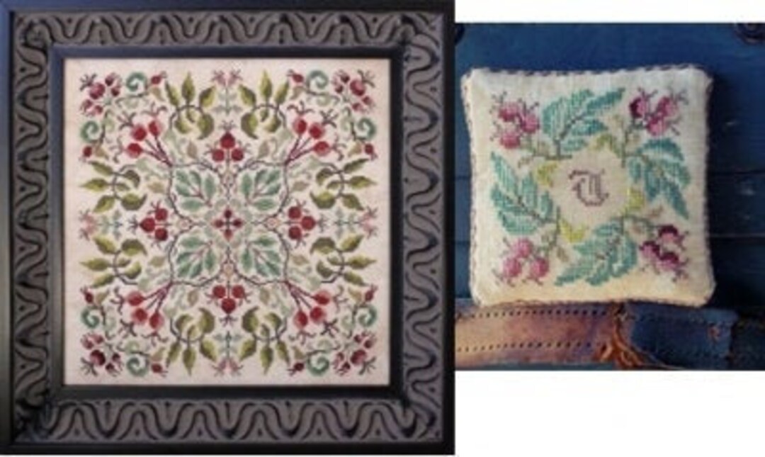 After the Roses Cross | Ink Circles | Cross Stitch Pattern - Etsy