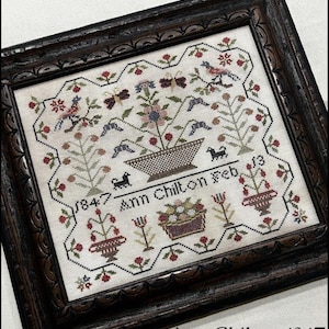 Ann Chilton 1847 | The Scarlett House | Cross Stitch Chart