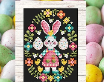 Mrs. Cottontail | Shannon Christine | Cross Stitch Pattern