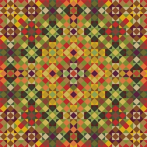 Autumn Leaves - The Shooting Star Collection | Carolyn Manning Designs | Cross Stitch Chart