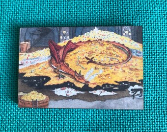 Smaug | Wooden Needle Minder | Cover Minder