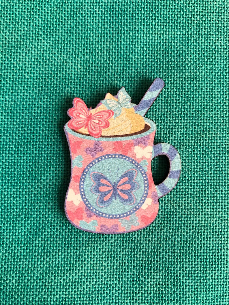 April MugMug of the Month Wooden Needle Minder