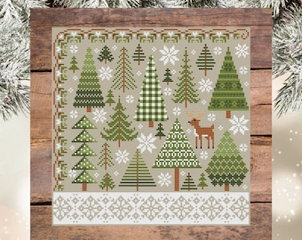 Evergreen Forest | Shannon Christine Designs | Cross Stitch Pattern