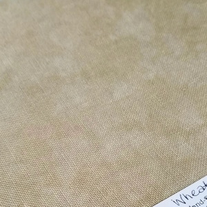 Wheat Lugana | Fiber on a Whim | Fat Quarter | Cross Stitch & Embroidery Fabric