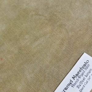 Caramel Macchiato Lugana | Fat Quarter | Fiber on a Whim | Cross Stitch Fabric