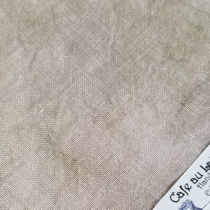 Cafe au Lait Lugana | Fiber on a Whim | Fat Quarter | Cross Stitch & Embroidery Fabric