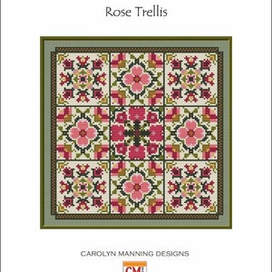 Rose Trellis | Carolyn Manning | Cross Stitch Chart