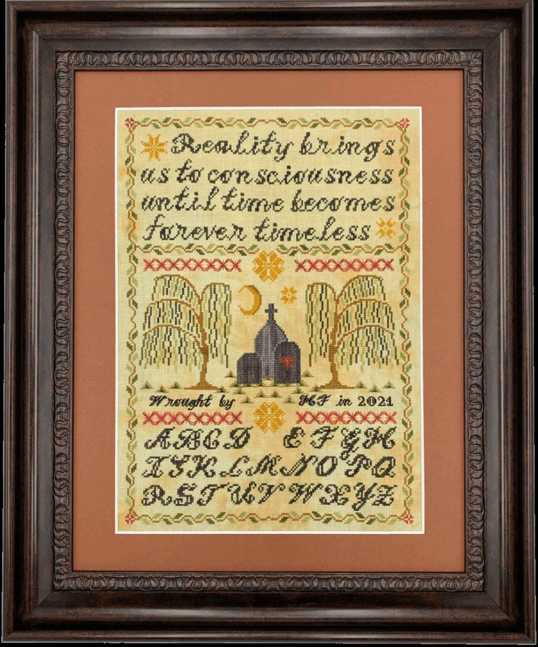 Forever Timeless Mourning Sampler | Stitchy Prose | Cross Stitch Chart ...