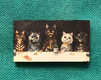 Medieval Cats - Batchlor Party | Wooden Needle Minder | Cover Minder