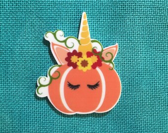 Pumpkin Unicorn | Needle Minder | Cover Minder