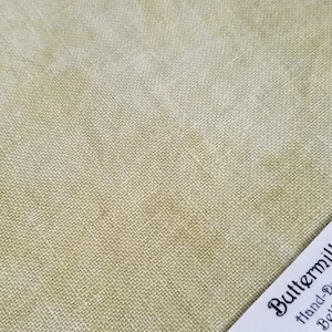 Buttermilk Lugana | Fiber on a Whim | Fat Quarter | Cross Stitch & Embroidery Fabric