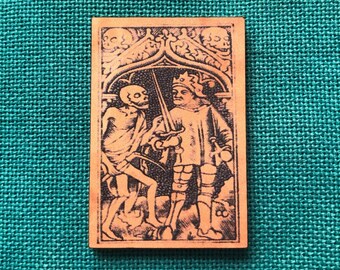 Medieval Death 4 | Wooden Needle Minder | Cover Minder