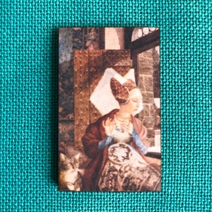 Médiéval Stitcher Aiguille en bois Garde-aiguilles