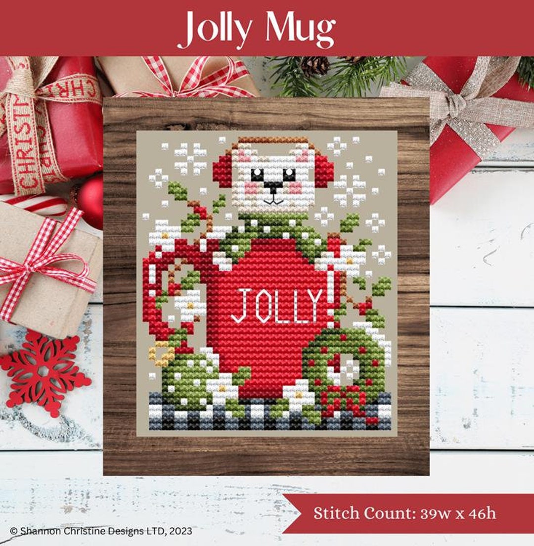 Jolly Mug | Shannon Christine | Cross Stitch Pattern - Etsy