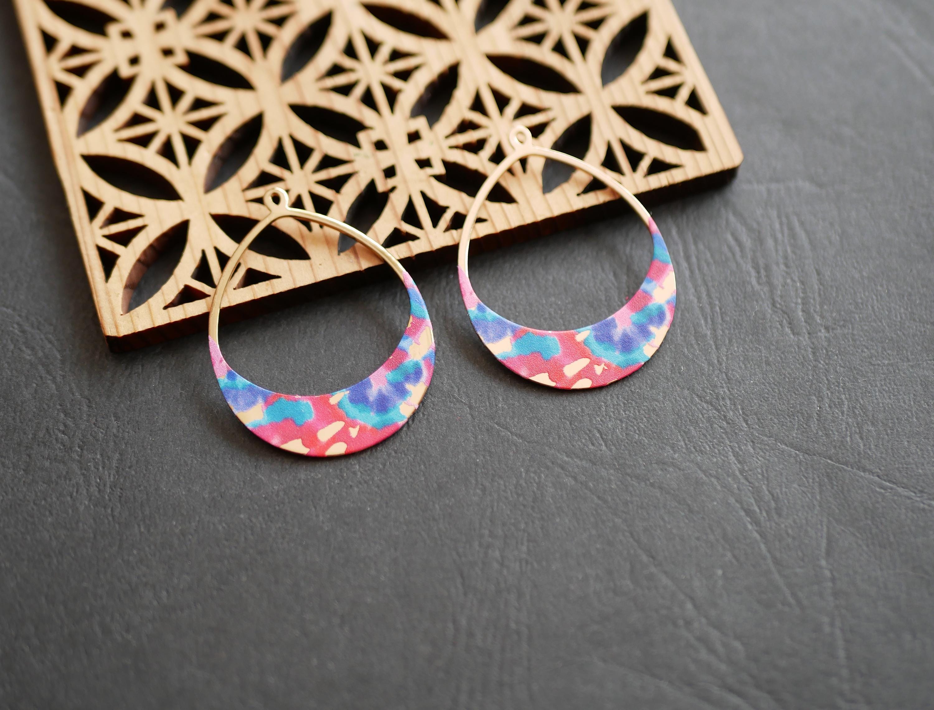 Boucles D'oreilles Pendantes Vintage Style Art Déco Années 30 - Fausses Dormeuses En Acier Inoxydable