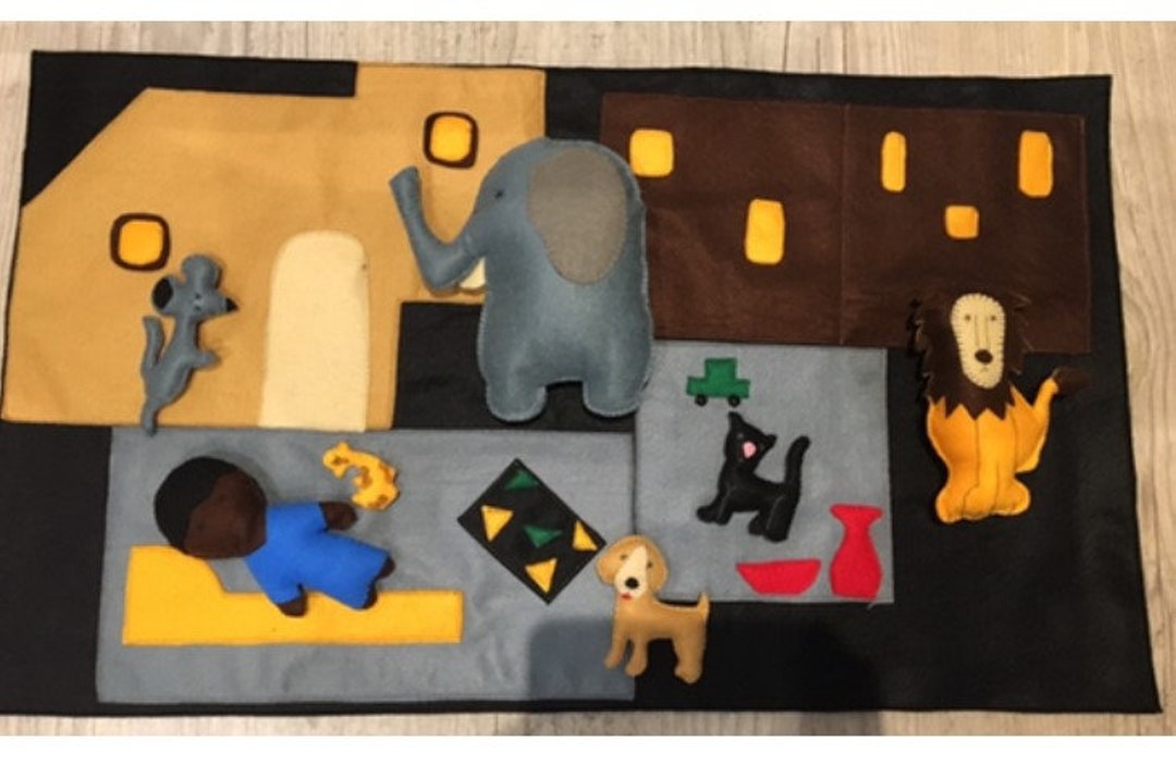 La Sieste de Moussa tapis + personnages - Etsy France