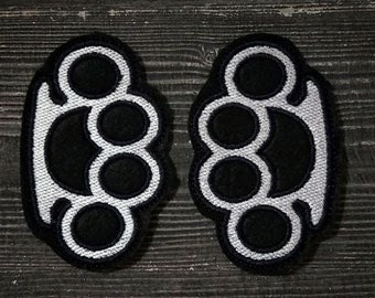 Patch Brass knuckles 2 pieces.