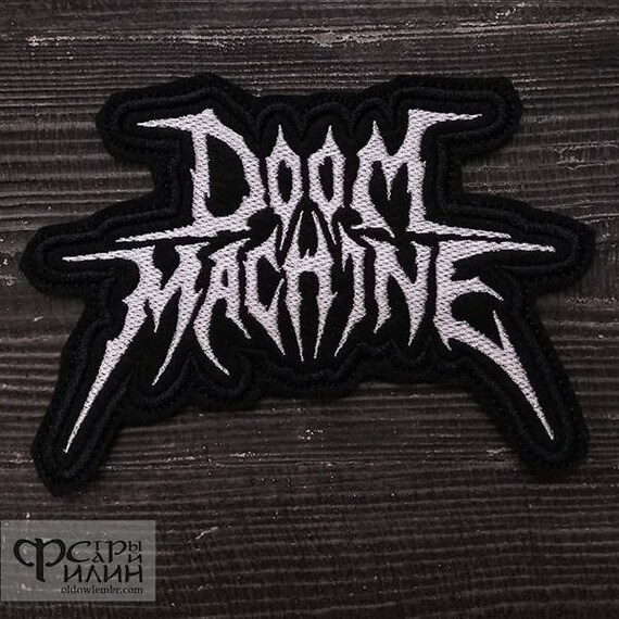 Patch Doom Machine Heavy Doom Metal Band. Etsy