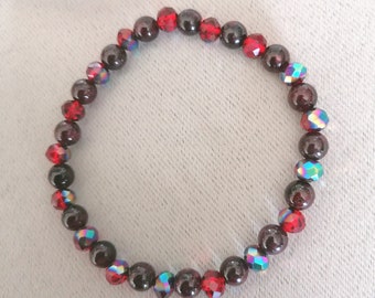 Valentina garnet bracelet