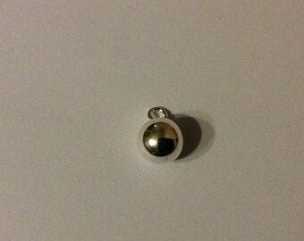 Breloque perle 11,5* 8mm en Argent 925
