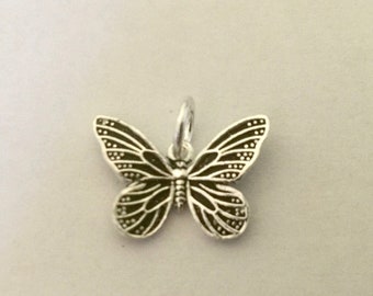 Breloque papillon 11X16mm en Argent 925