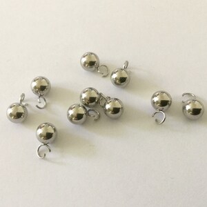 10X6mm Balls Stainless Steel X10