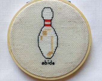 Abide cross stitch