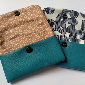 Porte cartes en simili cuir