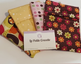 Pochette imperméable pour shl, lingettes, coussinets , pare pipi / tipis ...