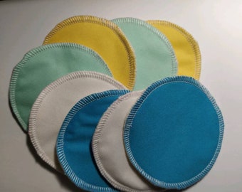 Coussinets d'allaitement lavables en pul imperméable coloris assortis