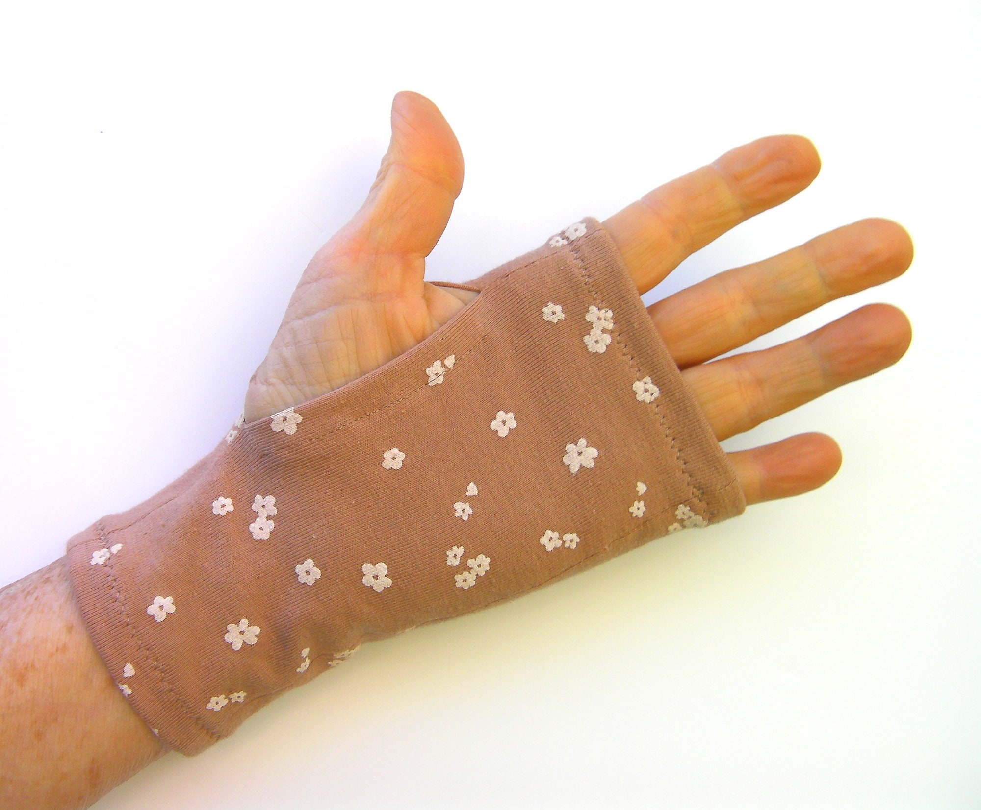 INVISIBLE Flesh colored Fingerless Gloves 2 Lengths to Choose From