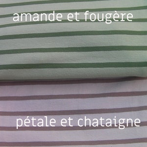 Mitaines à rayures larges, en jersey coton Oeko-Tex mitaines unisexe Longueur 18 cm image 10
