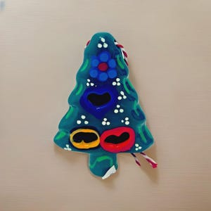 Adorno de árbol de Navidad de Talavera Cerámica Arte Popular
