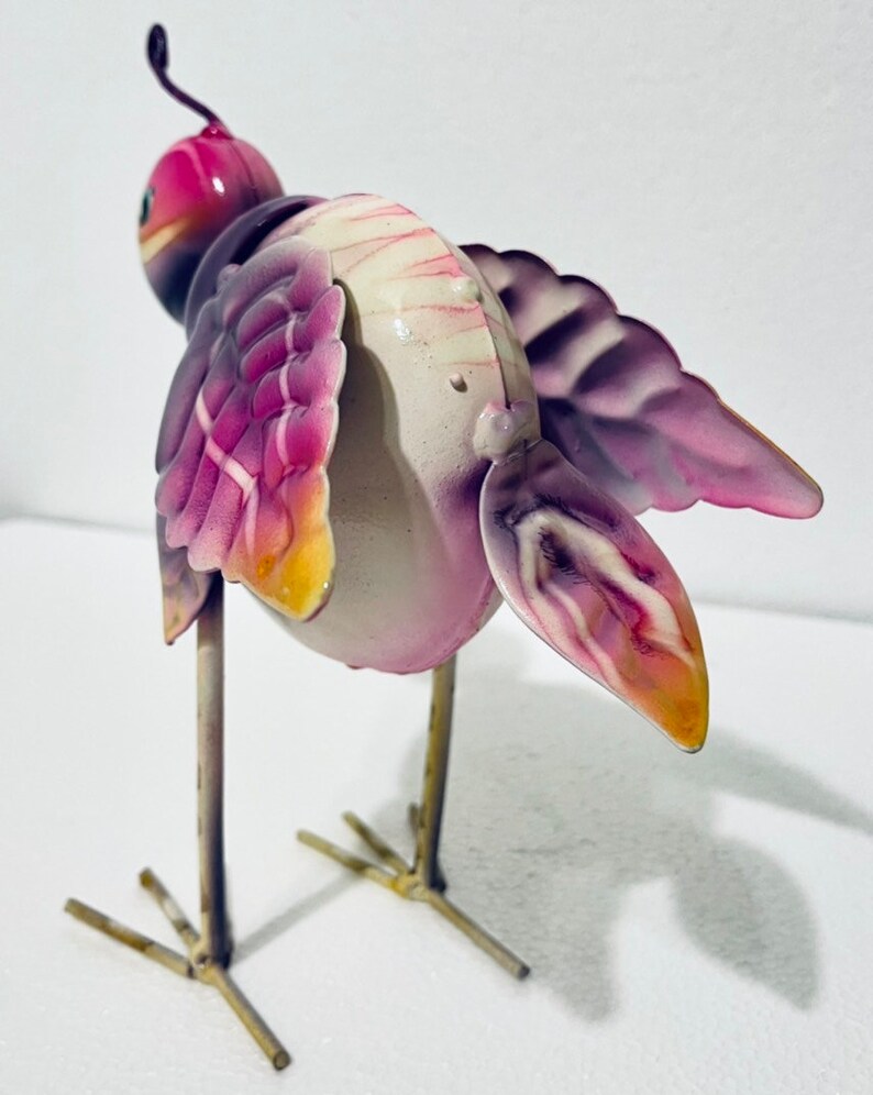 Metal Yard Art Quail Figure Bird Garden Patio Art Mexican Etsy