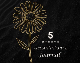 Gratitude Journal,  Wellness Journal, Printable Planner, Reflective Journal, Personal Planner, Digital, Daily Journal, 28 page notebook