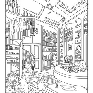 Cozy Cats Coloring Pages - 10 Pages Of Feline Fun