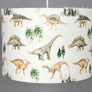 Dinosaur lamp children's lamp nursery decor lampshade table lamp