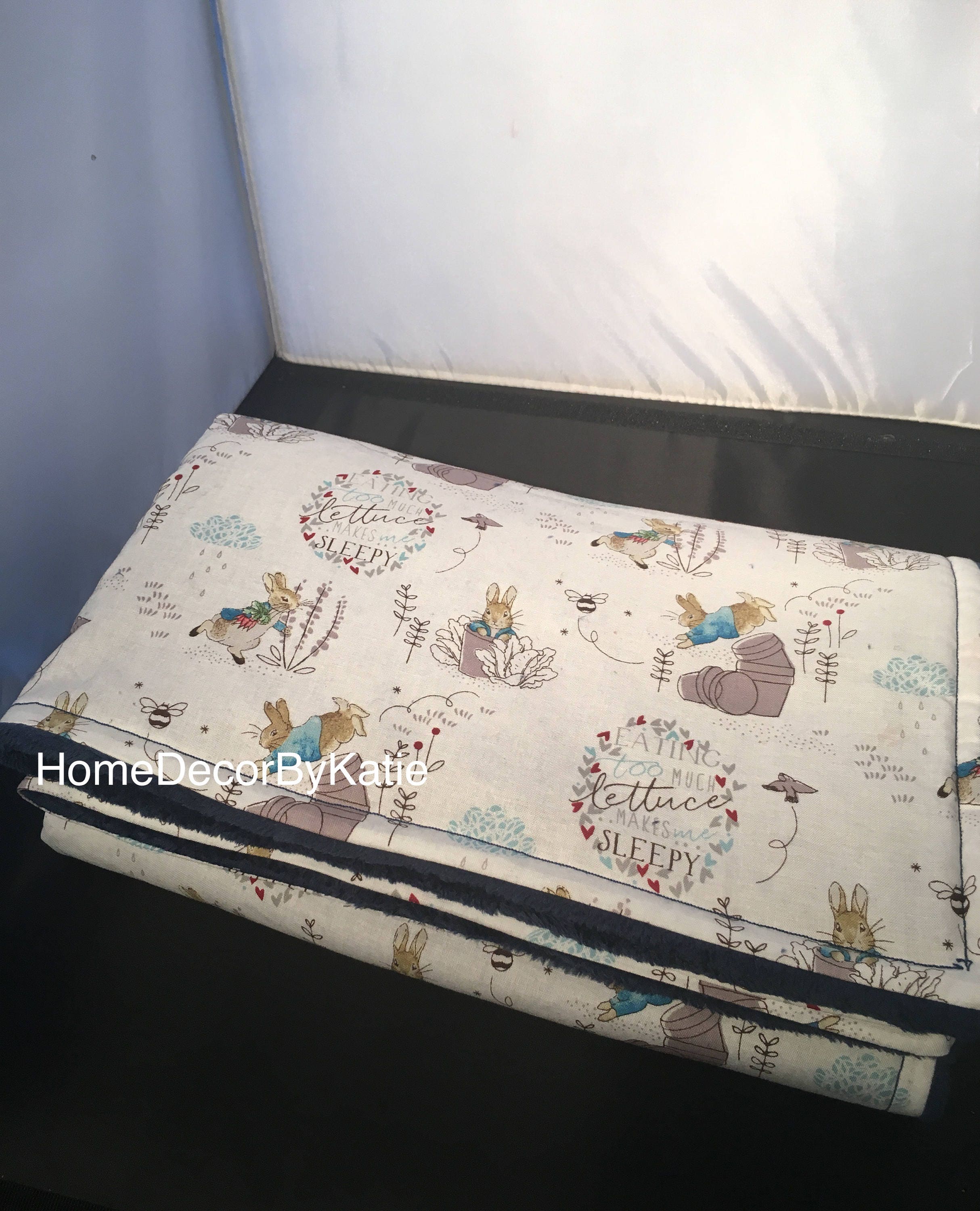 Peter Rabbit Baby blanket receiving blanket baby gift new born Etsy