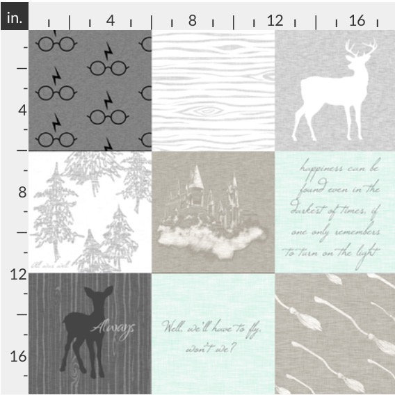 harry potter cot sheets