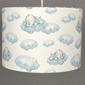 Elephant cloud lamp shade cloud lamp home decor boys lampshade table lamp