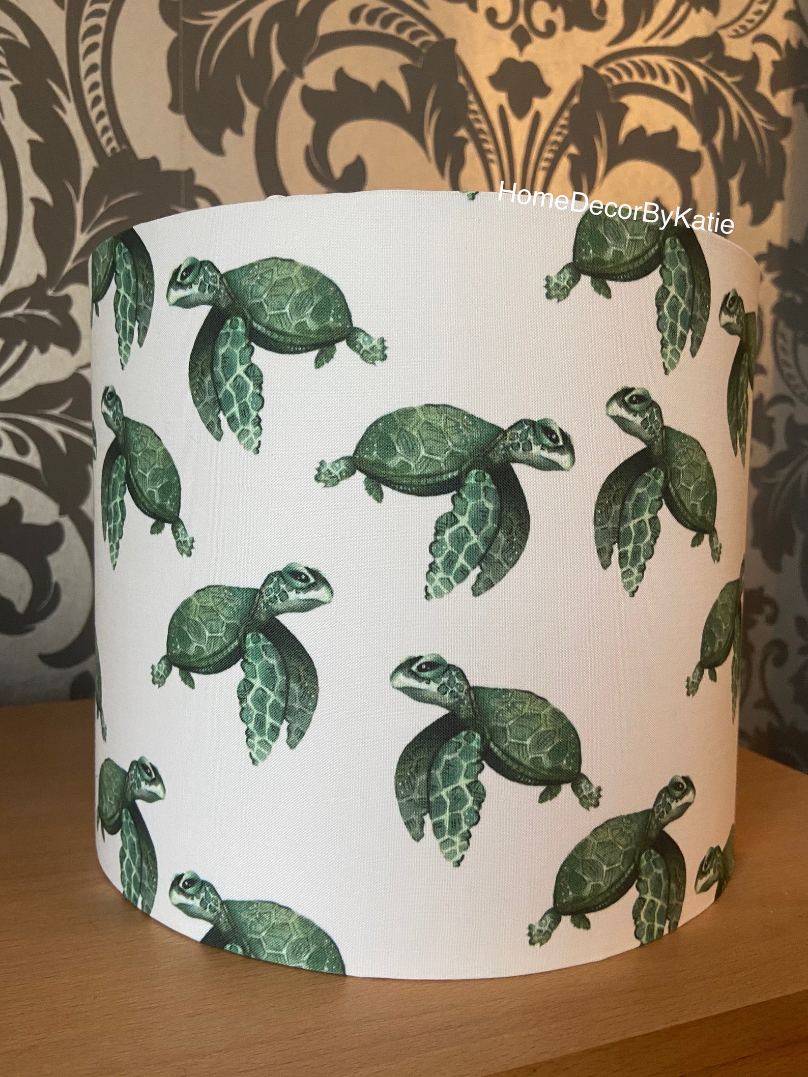 Turtle Lamp Shade Nautical Lamp Home Decor Sky Lampshade Table Etsy