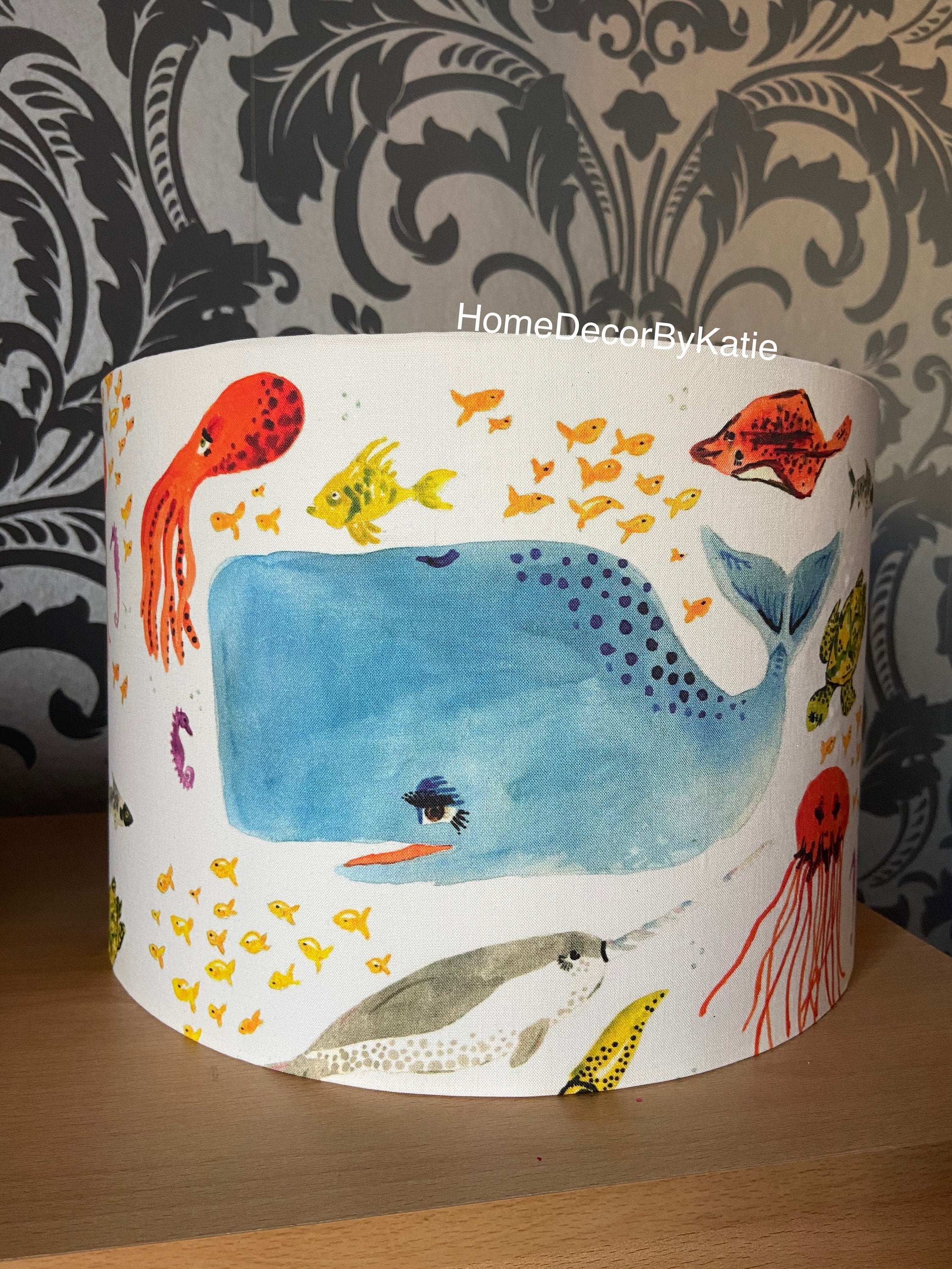 Nautical Lamp Shade Sea Life Home Decor Ocean Lampshade Table Etsy UK
